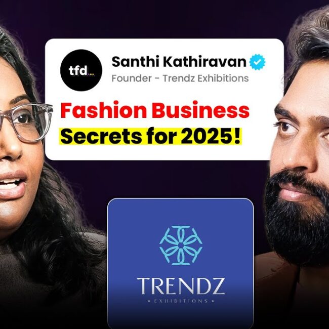 Trendz Exhibitions: Santhi Kathiravan’s Fashion Revolution